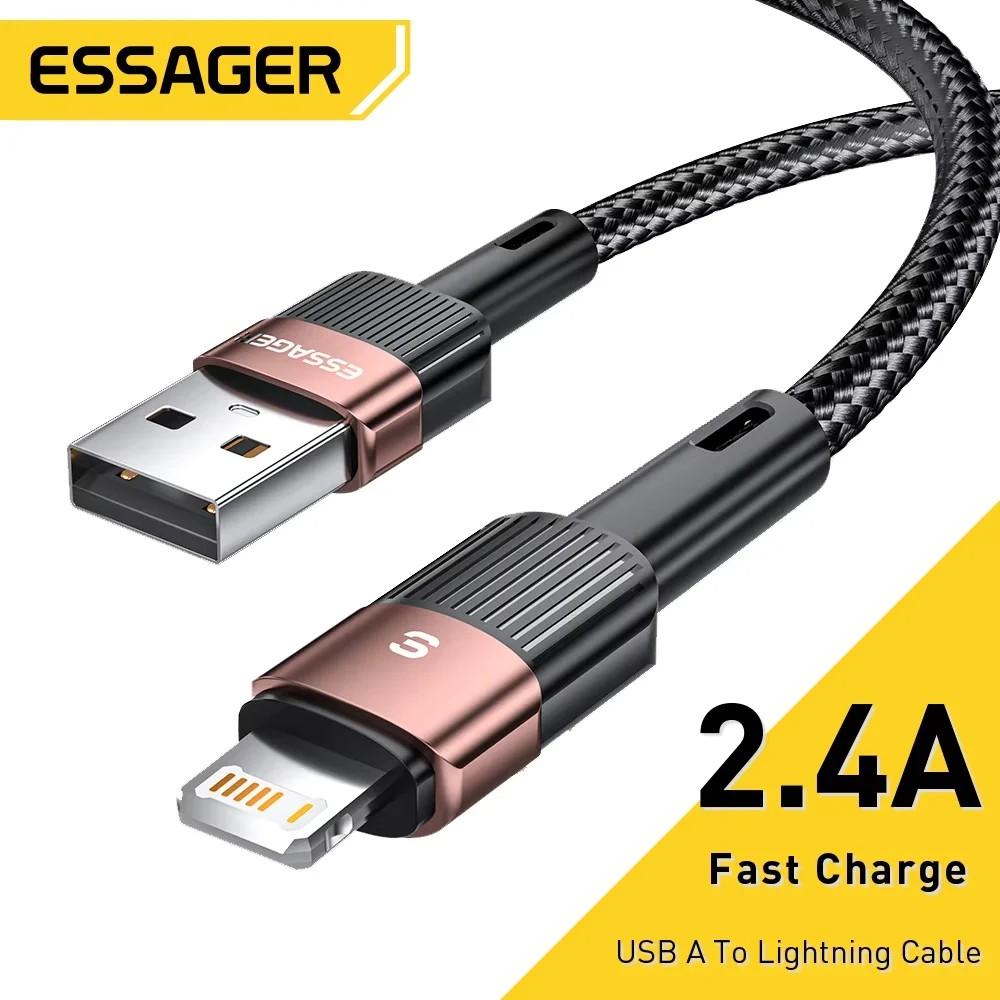 Cabo Essager iPhone: Carregamento Turbo e Dados!