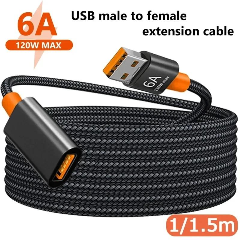 Cabo Extensor USB 3.0: 1m/1.5m - 6A e Alta Velocidade