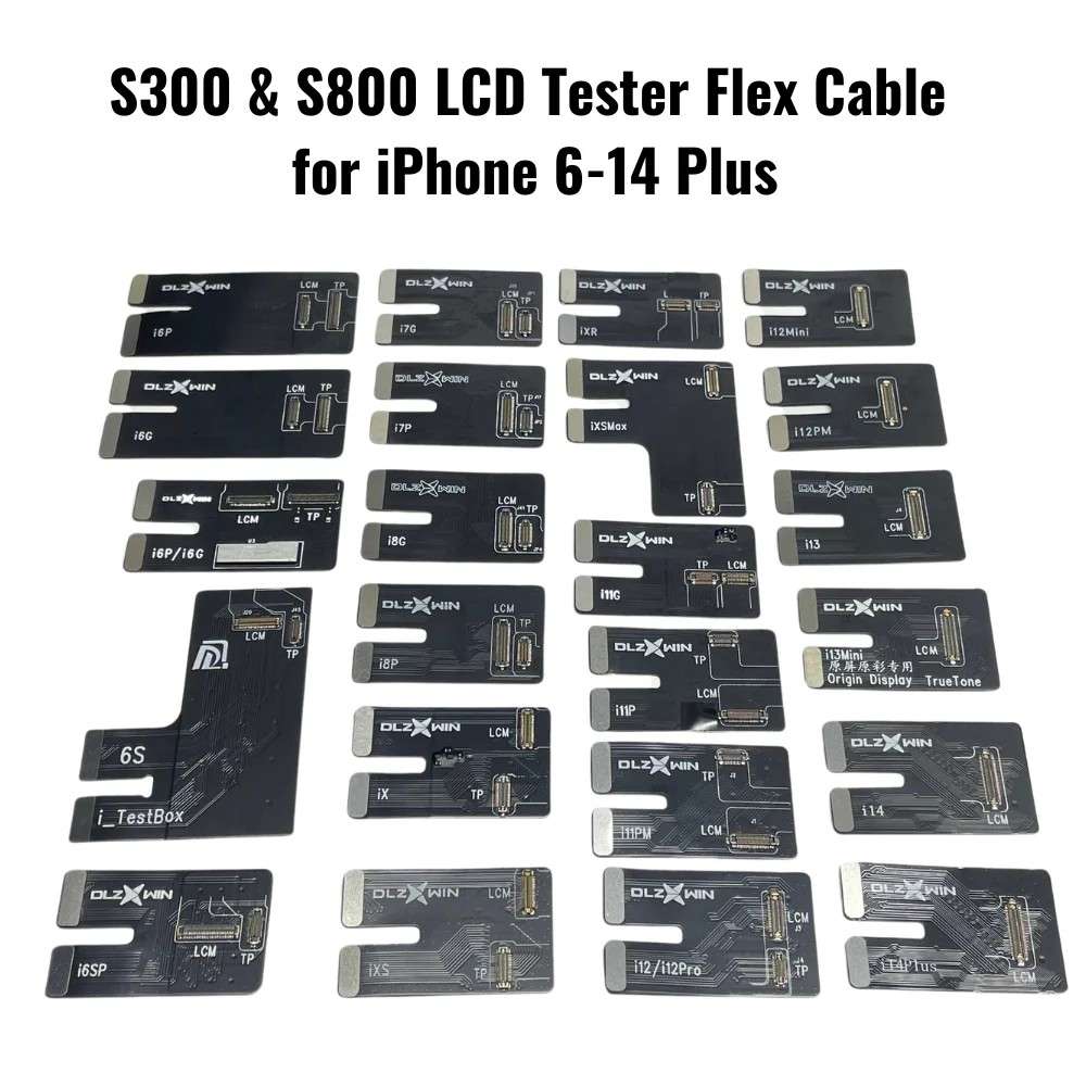 Cabo Flexível para Teste de iPhone: DLZXWIN S300/S800