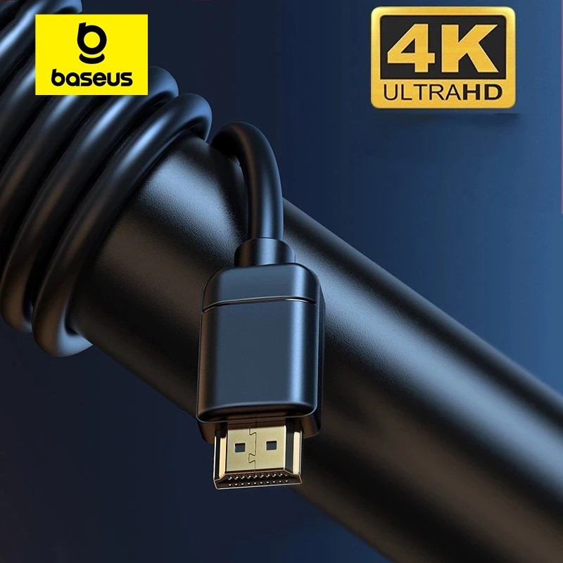 Cabo HDMI Baseus 4K: Imagem Perfeita!