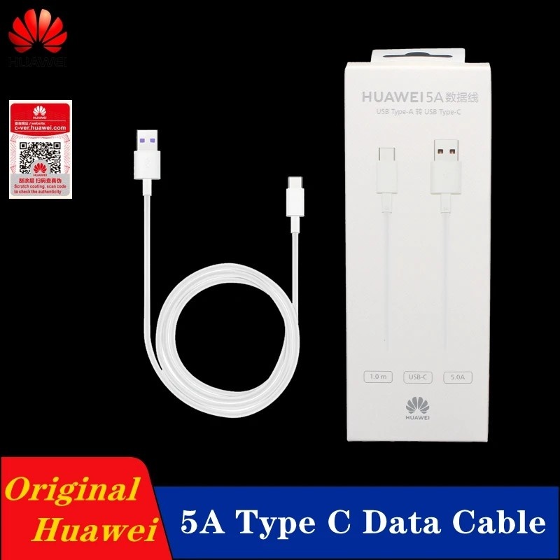 Cabo Huawei SuperCharge 5A: Carregamento Ultra Rápido!