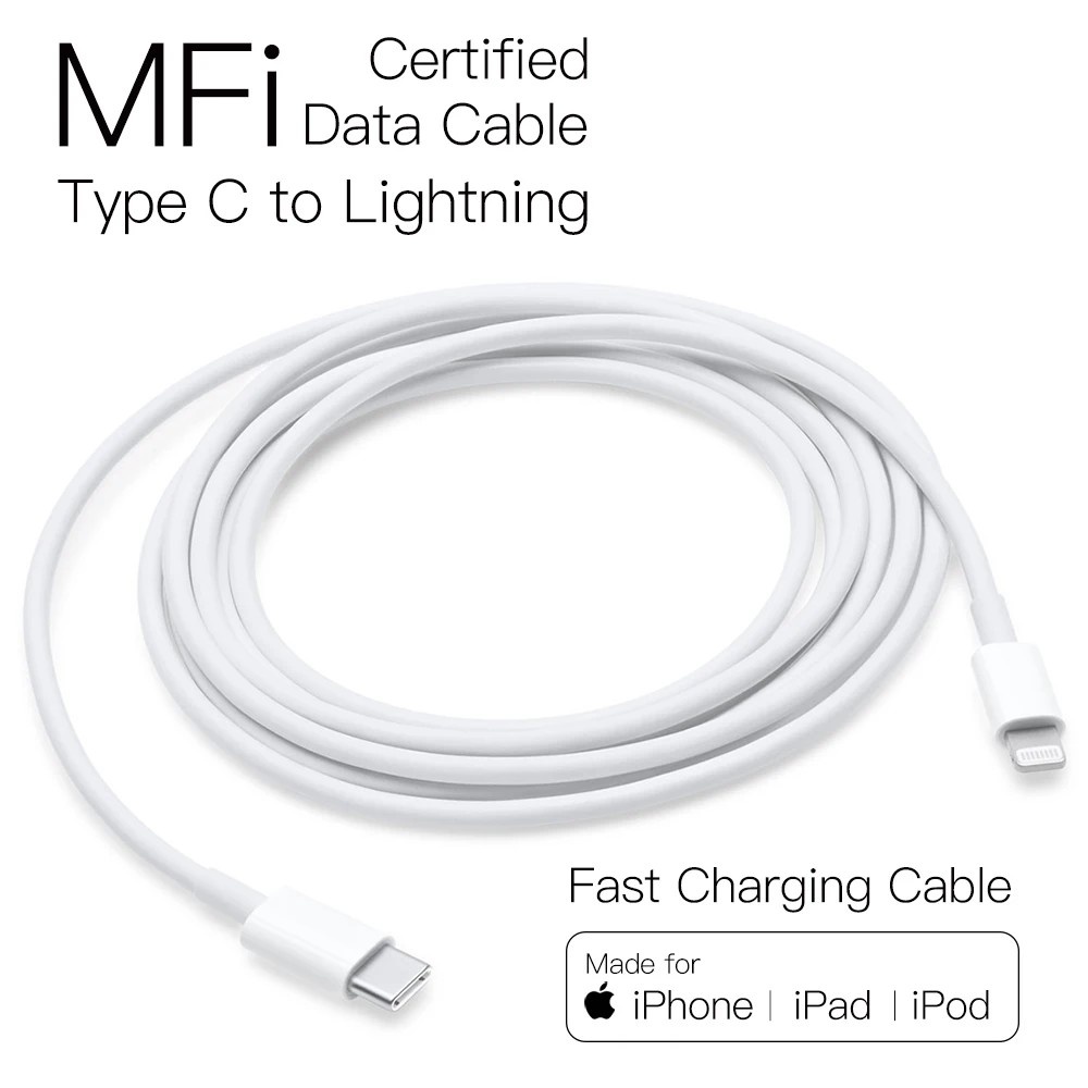 Cabo iPhone 30W: Carregamento Rápido e MFi