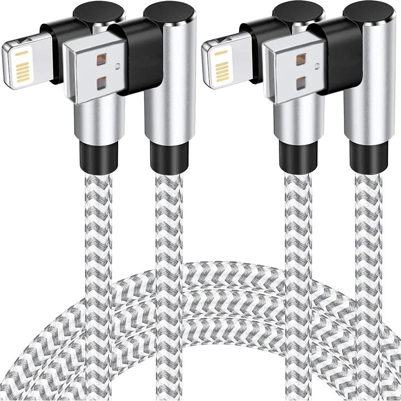Cabo Lightning 90°: Carregue e Transfira Dados com Conforto