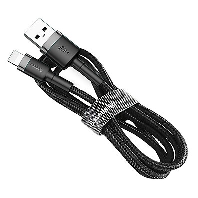 Cabo Lightning Baseus Cafule 2m: Ultra Resistente!