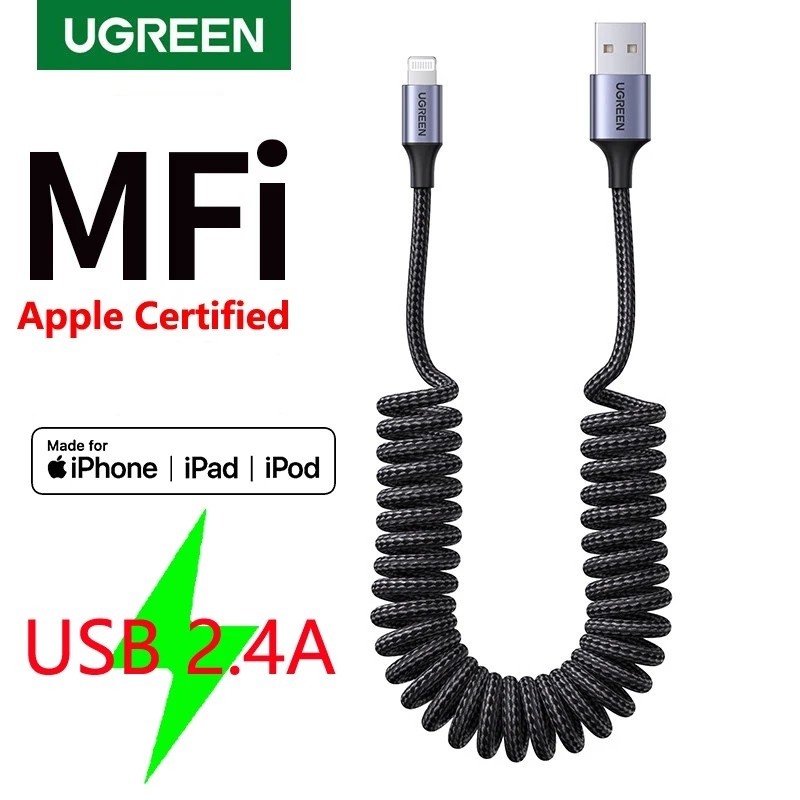 Cabo Lightning UGREEN MFi: Carregue Rápido seu iPhone