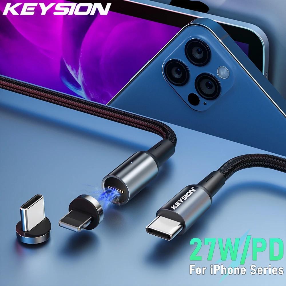 Cabo Magnético KEYSION 27W: Carregamento Turbo!