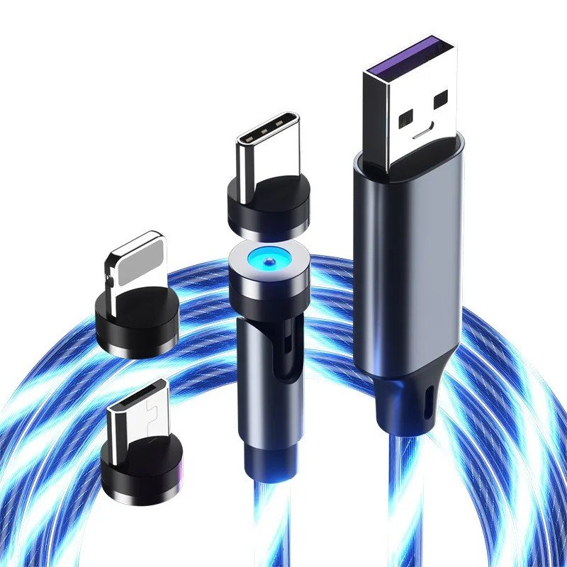 Cabo Magnético USB: Carregue Rápido e com Estilo!