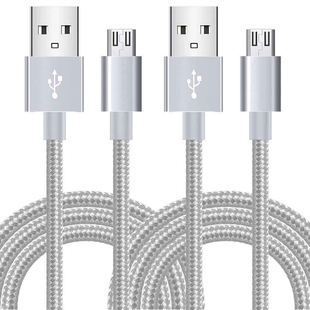 Cabo Micro USB 3M - Carga Rápida 2A