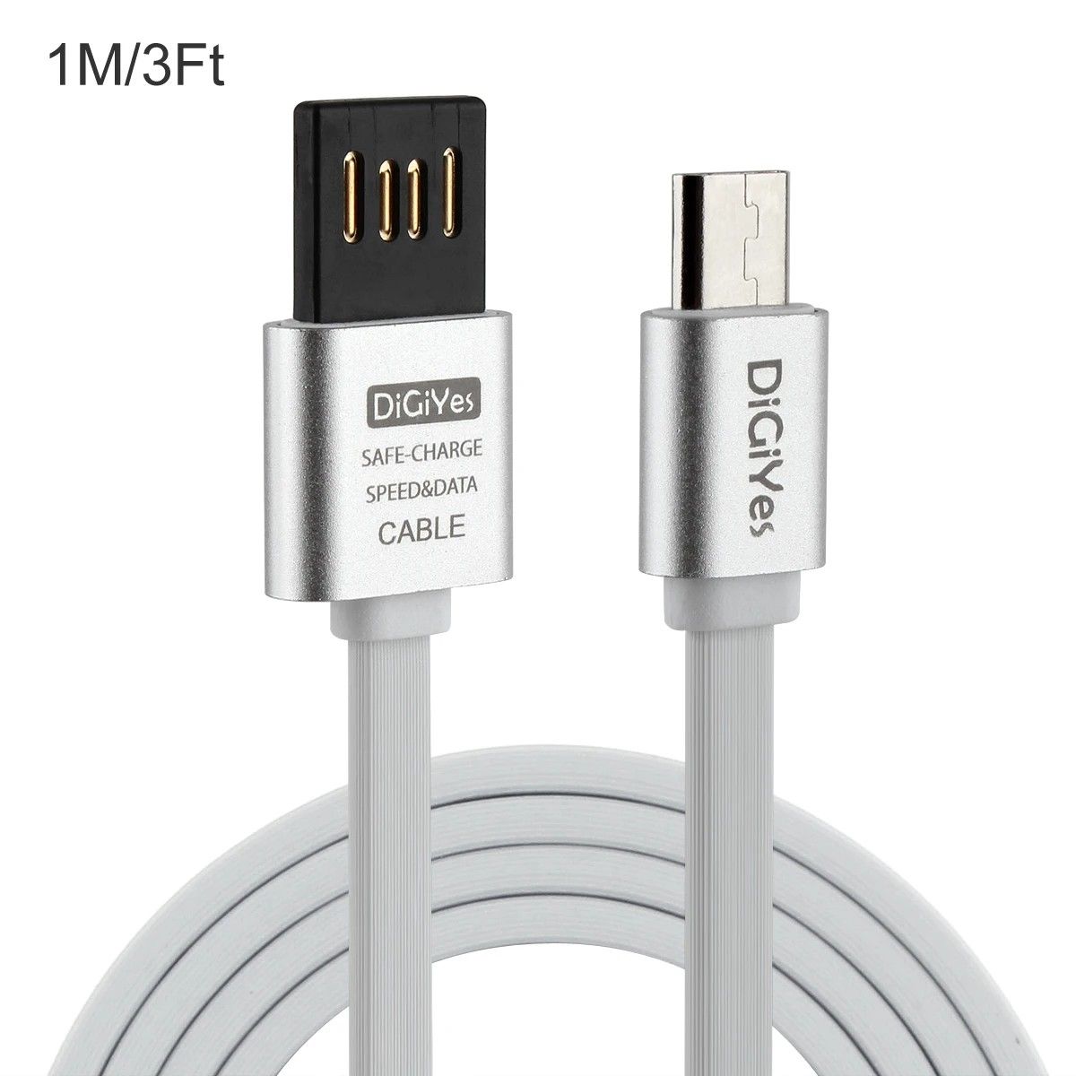 Cabo Micro USB DiGiYes 1m: Carregue e Transfira Dados!