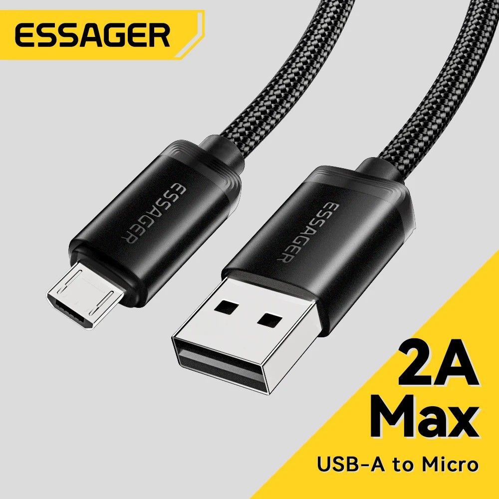 Cabo Micro USB Essager: Carregamento Rápido e Durável