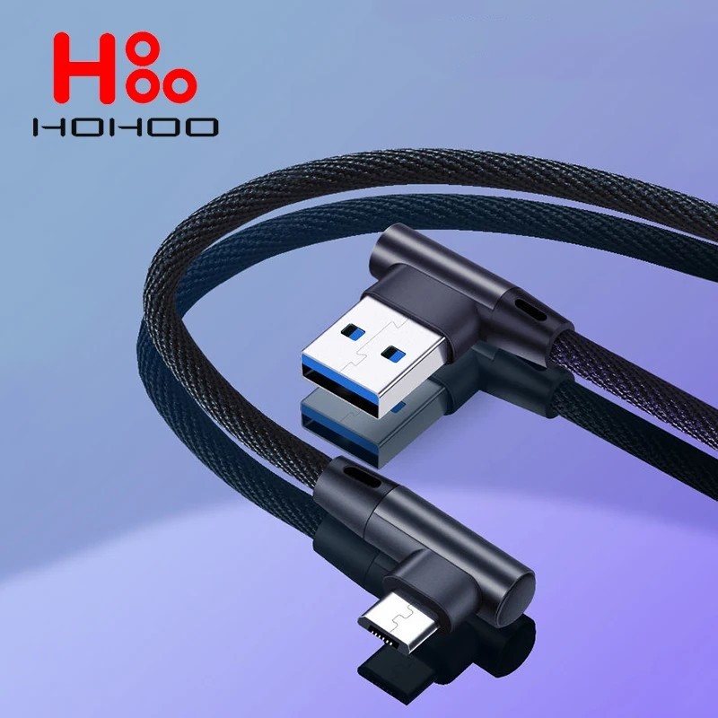 Cabo Micro USB HOHOO: Carregamento Rápido e Dados!