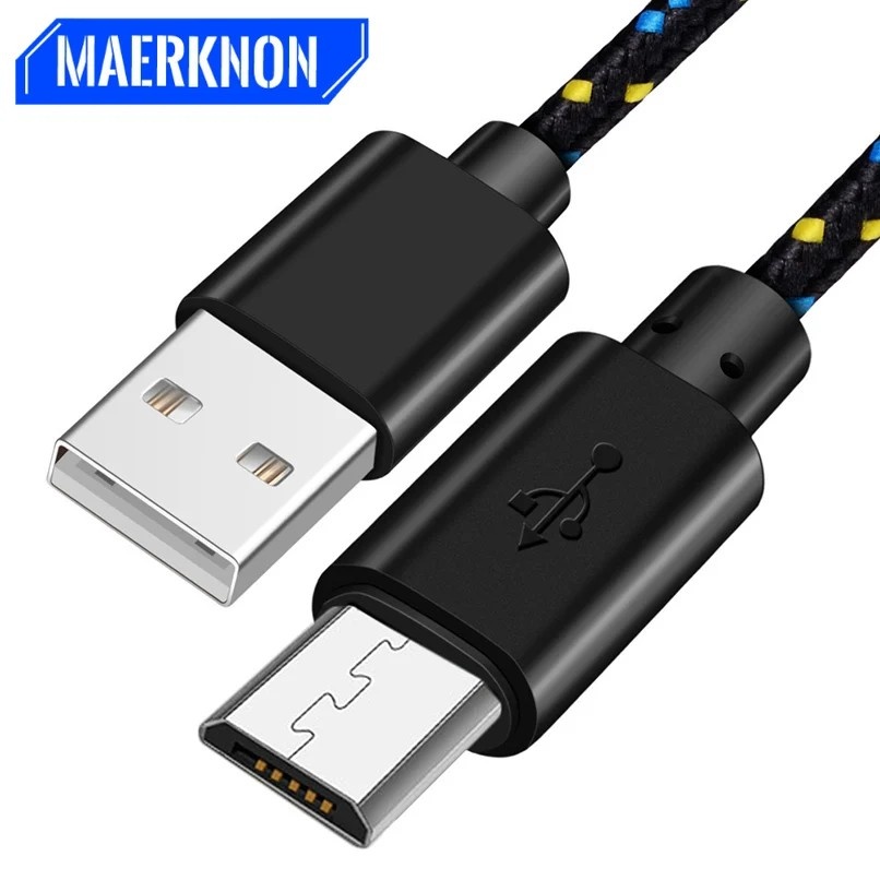 Cabo Micro USB Resistente: Carregue e Transfira Dados!