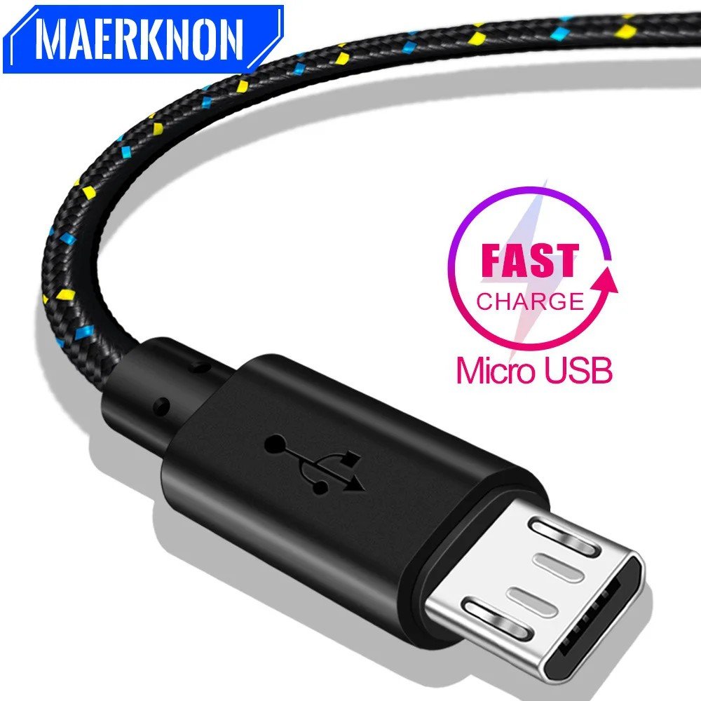 Cabo Micro USB Resistente: Carregue Rápido!