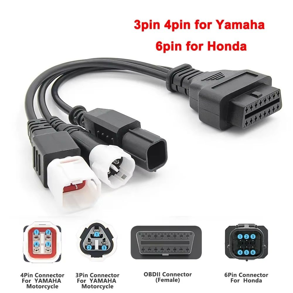cabo-obd-moto-yamaha-346pin-honda-6pin-obd2-16pin
