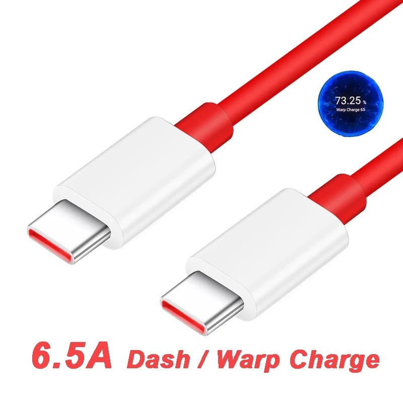 Cabo OnePlus Warp Charge 65W: Carregamento Turbo!