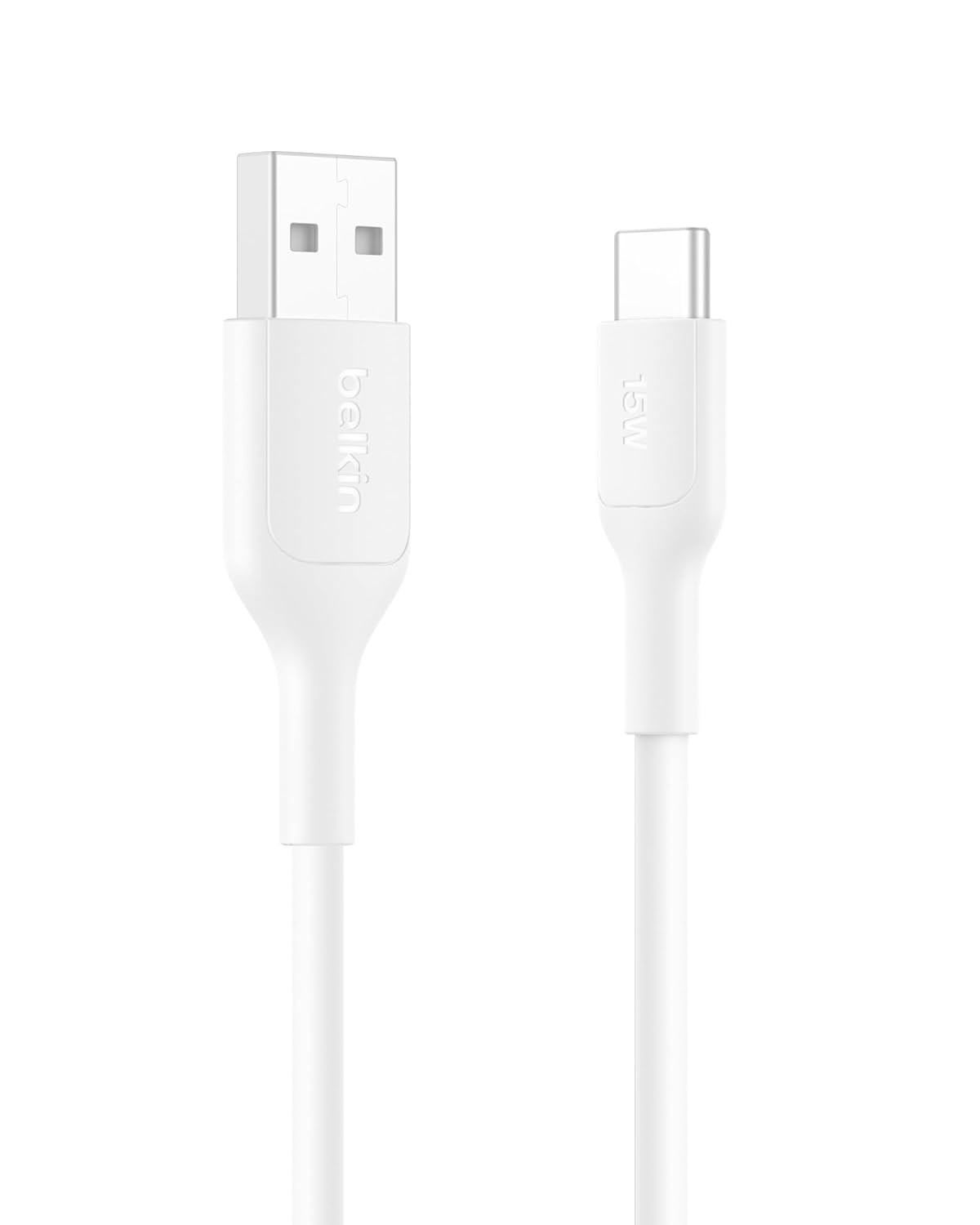Cabo Belkin USB-C Trançado Ecológico 1m 15W: Carregamento Rápido e Durável para iPhone, Galaxy, Pixel e iPad