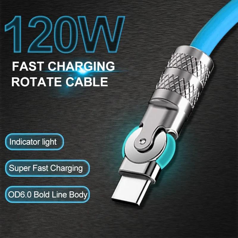 Cabo Turbo 120W: Jogue e Carregue!