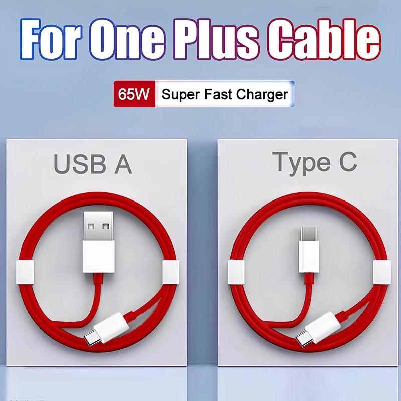Cabo Turbo OnePlus 65W: Carregue Rápido!