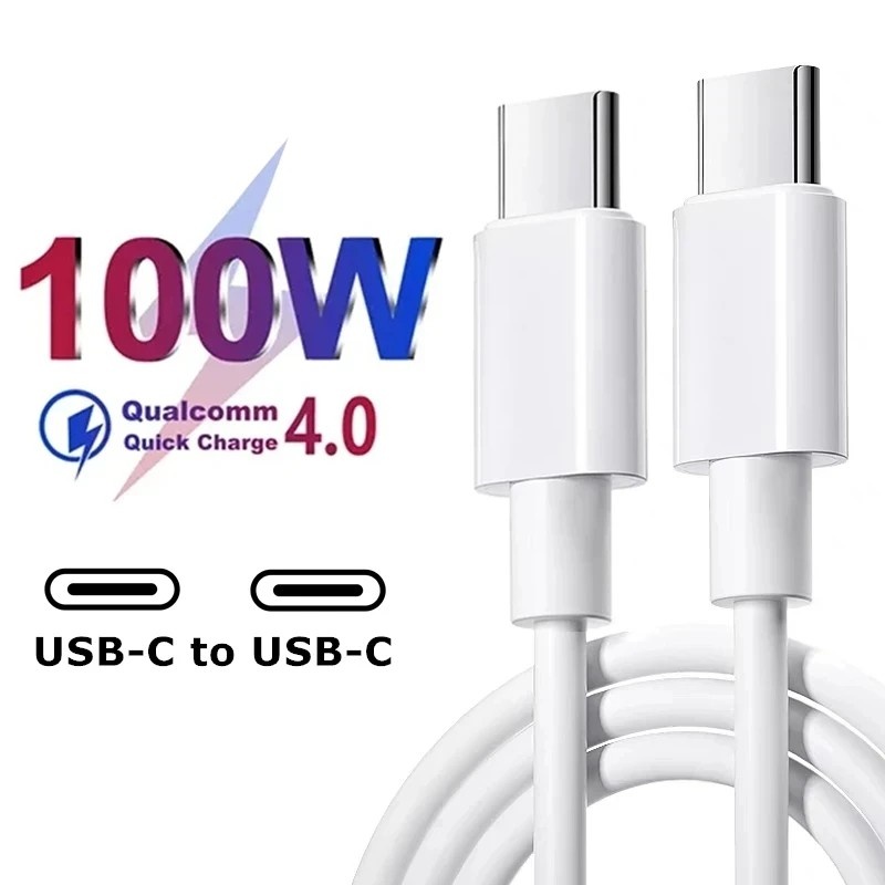 Cabo USB-C 100W: Carregamento Turbo para iPhone e Android