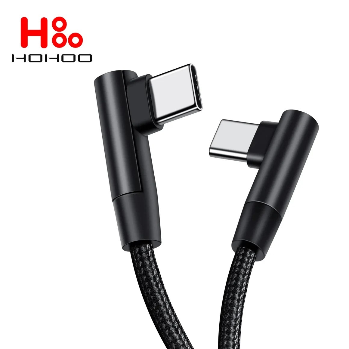 Cabo USB-C 100W L-Shape: Carregamento Turbo!