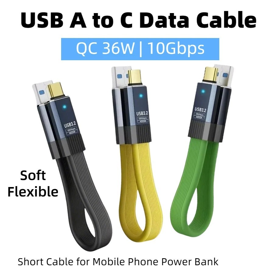 Cabo USB-C 10Gbps: Carregamento Rápido + Dados!