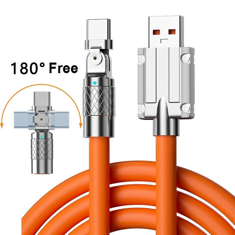 Cabo USB-C 120W: Carregamento Turbo e Anti-Quebra!
