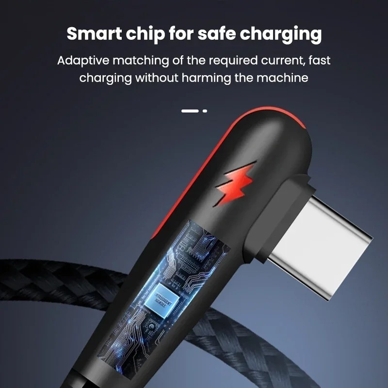 Cabo USB-C 120W: Carregamento Turbo para Games!