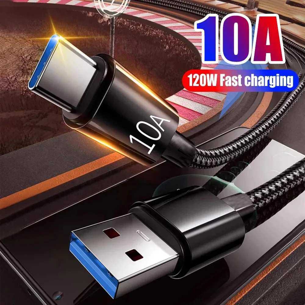 Cabo USB-C 120W: Carregamento Turbo!