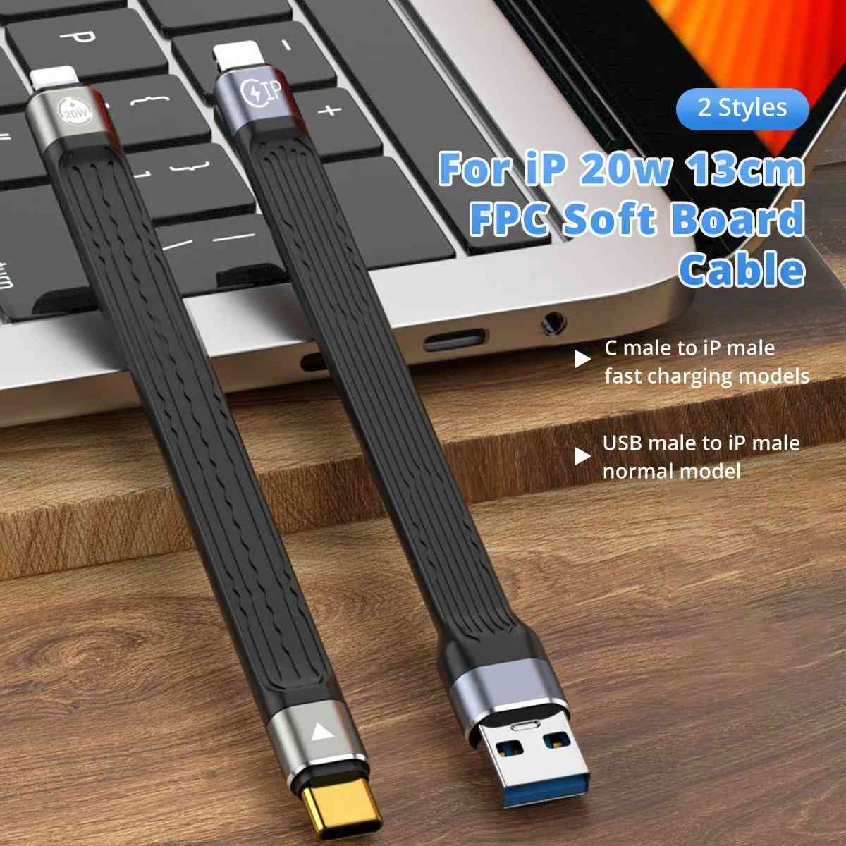 Cabo USB-C 20W: Carregamento Rápido iPhone