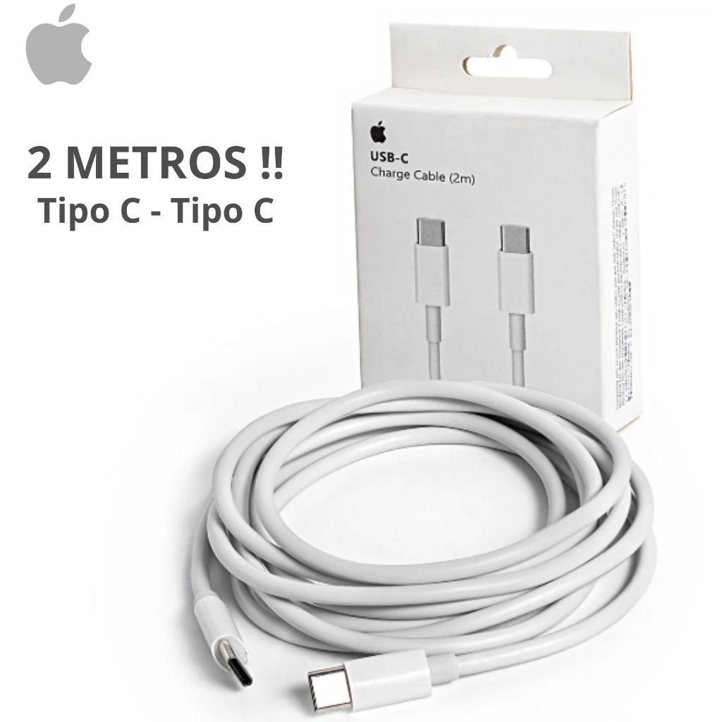 Cabo USB-C 2m: Carregue e Sincronize Rápido!