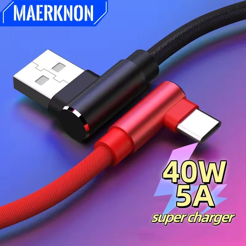 Cabo USB-C 40W: Carregamento Turbo e Dados!