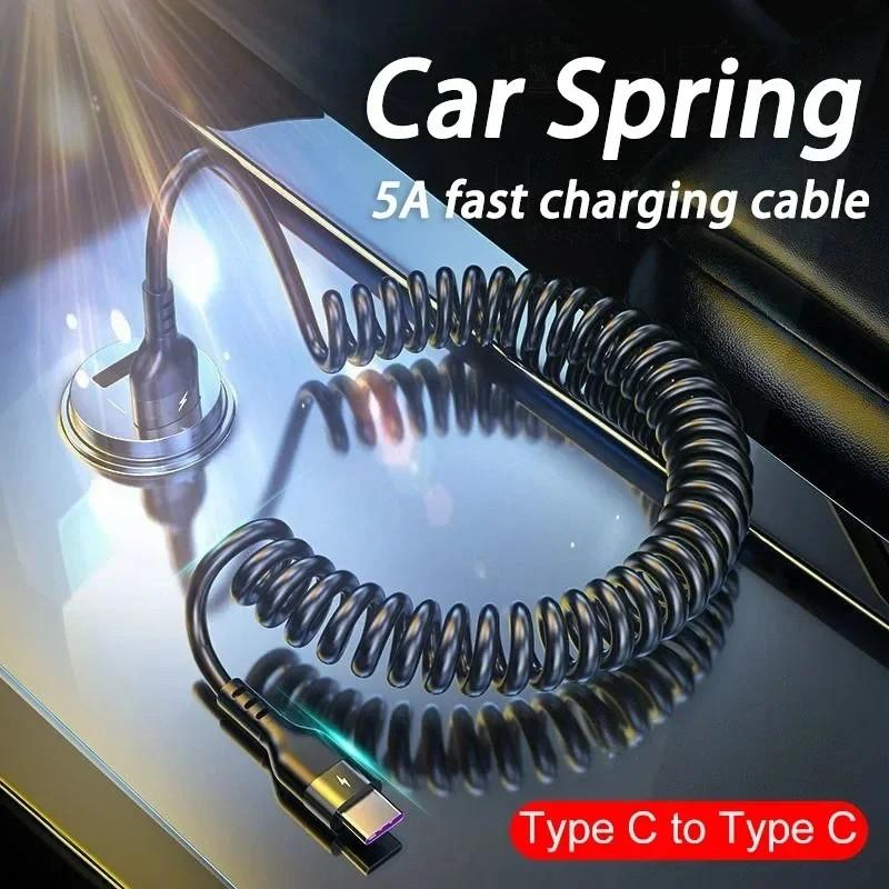 Cabo USB-C 5A: Carregamento Turbo e Dados!