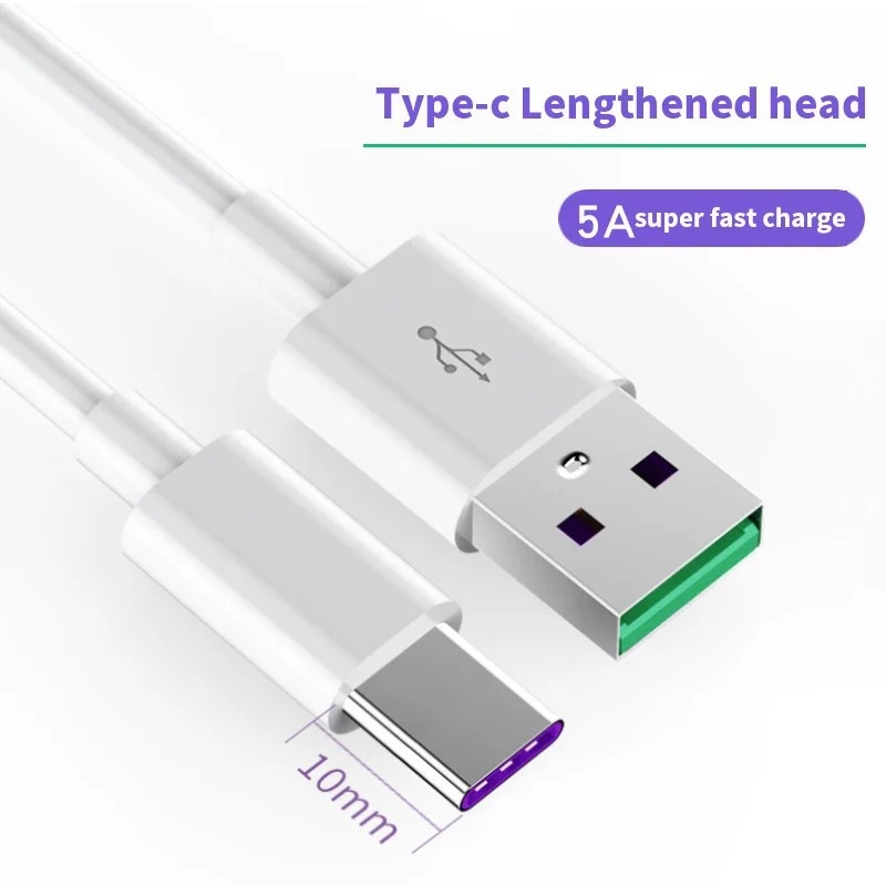 Cabo USB-C 5A: Carregue Rápido Blackview/Oukitel