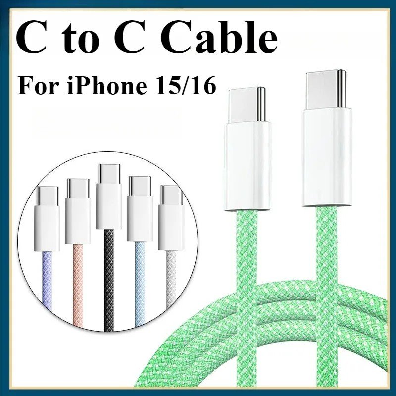 Cabo USB-C 60W: Carregamento Turbo para seu iPhone, Samsung e Mais!