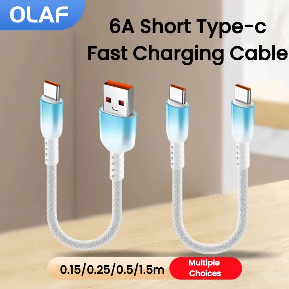Cabo USB-C 66W 6A: Carregamento Turbo!