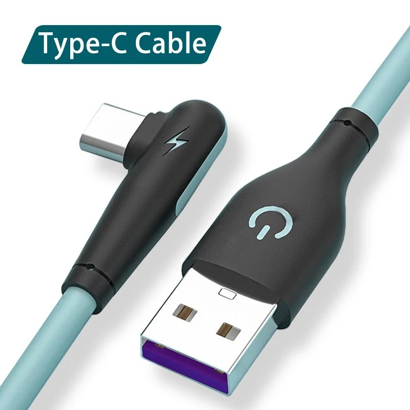 Cabo USB-C 90° Turbo: Carregue Rápido!