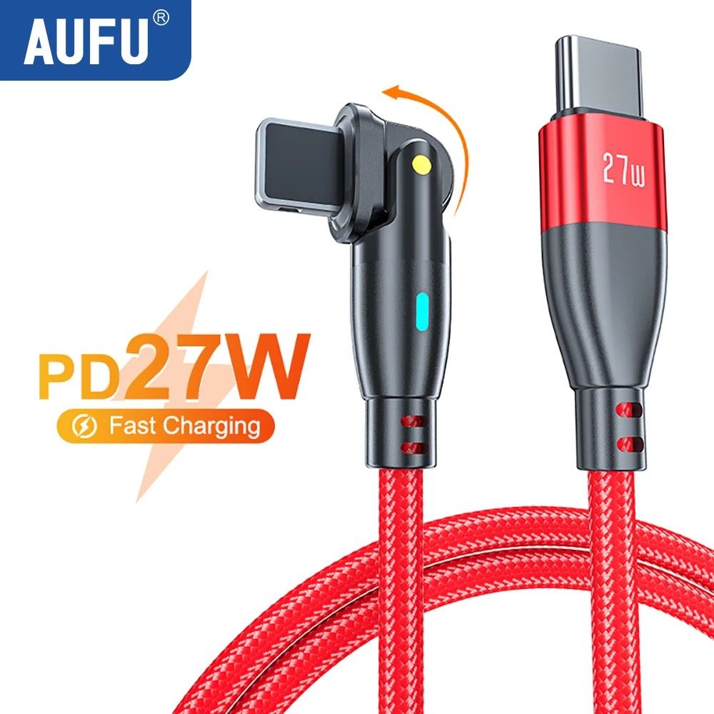 Cabo USB-C iPhone: Carregamento Rápido 27W AUFU