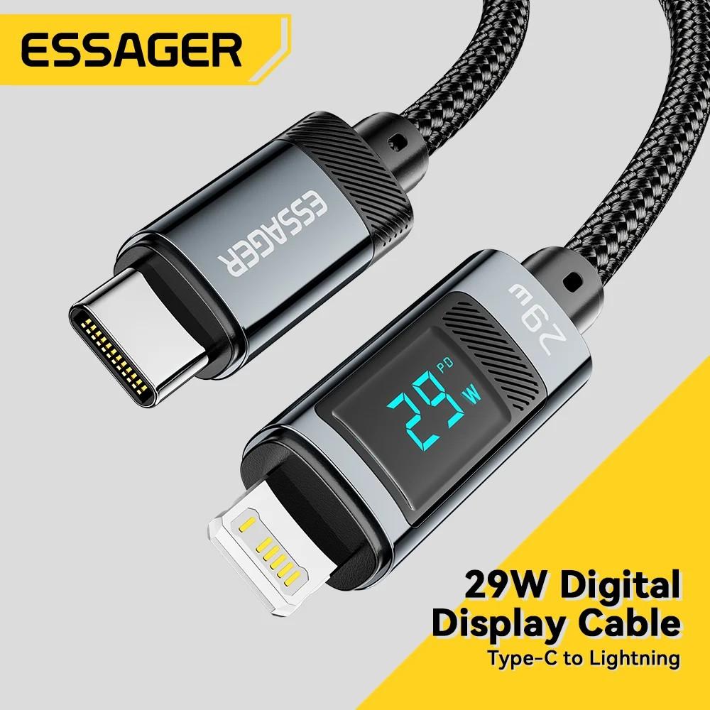 Cabo USB-C iPhone: Carregamento Rápido + Display Digital