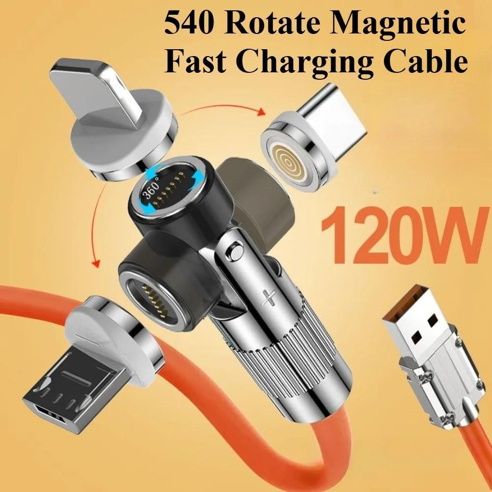 Cabo USB-C Magnético 6A: Carregamento Turbo!