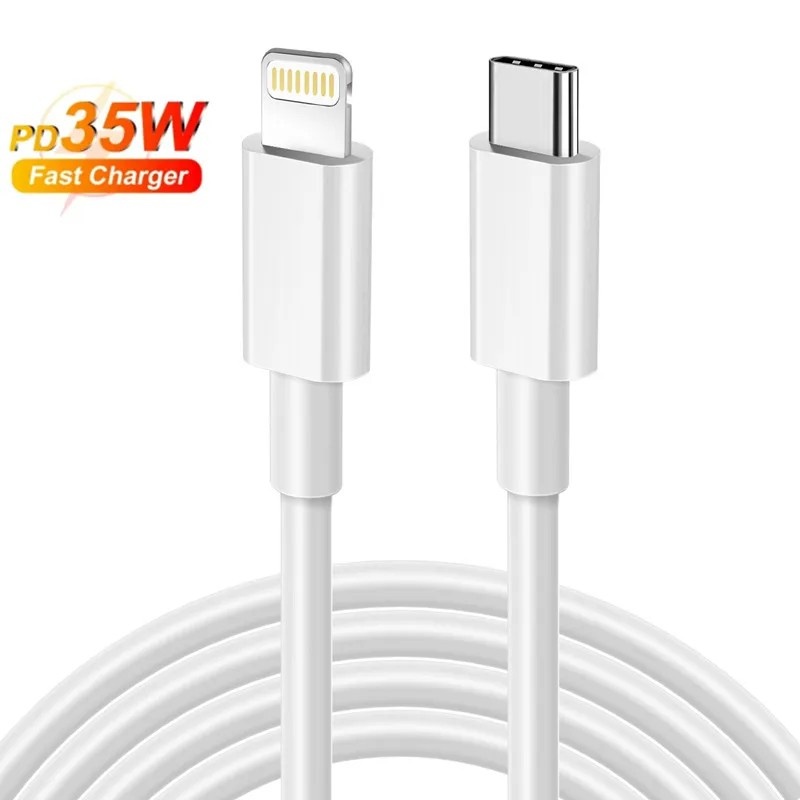 Cabo USB-C para Lightning 35W: Carregamento Turbo!