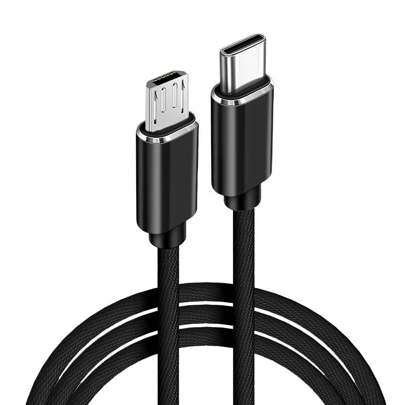 Cabo USB-C para Micro USB 100W: Carregamento Turbo!