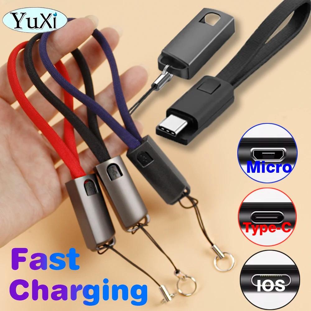 Cabo USB Type-C Chaveiro: Carregue Rápido!
