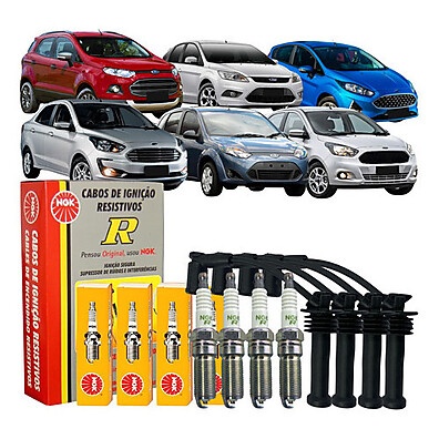 Cabos e Velas de Ignição NGK: Performance para seu Ford