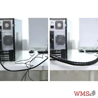 Organizador de Fios Espiral 10mm: Solução Prática para Cabos