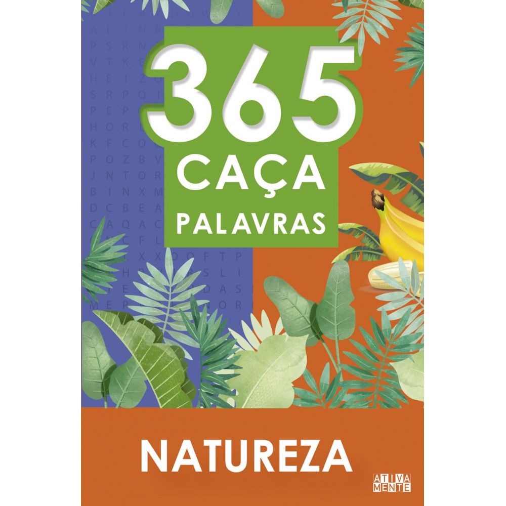 Caça Palavras Natureza: 365 Desafios Relaxantes