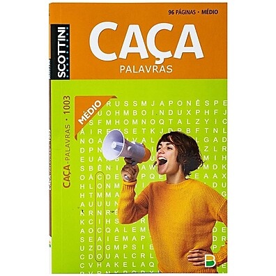 Caça-Palavras Scottini N.1003: Desafie Sua Mente!