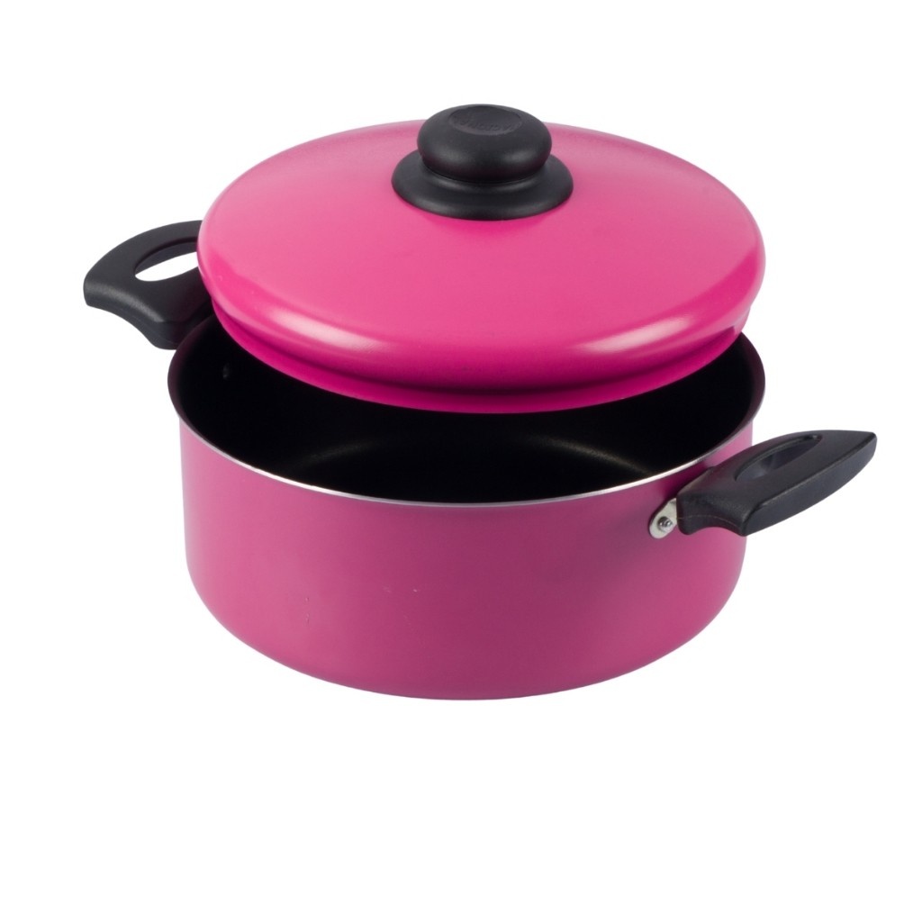 Caçarola Antiaderente Rosa: Cozinhe Fácil!