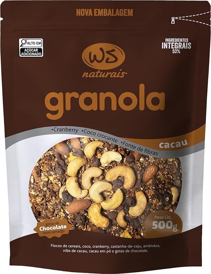 GRANOLA CACAU 500G