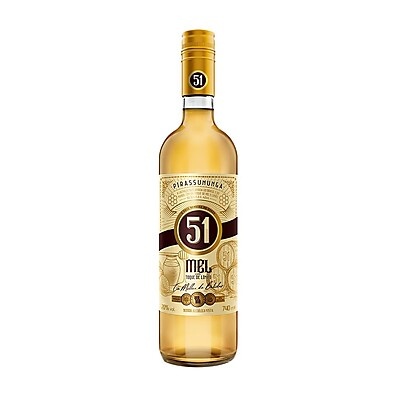 Cachaça 51 Pirassununga Mel & Limão 740ml: Sabor Único!