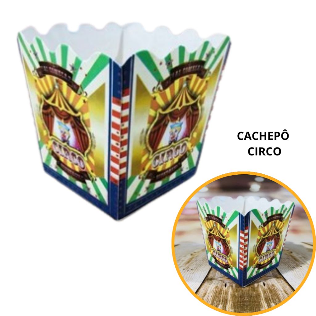 Cachepôs Circo: Decore Sua Festa com Estilo!